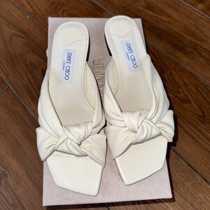 Jimmy Choo
Avenue Knotted Leather Sandals